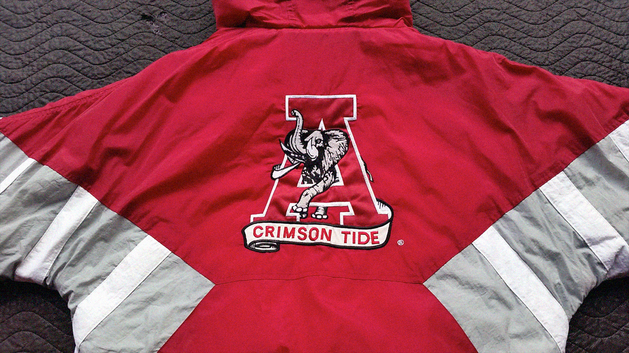 1990s fan rocking a Starter satin jacket in team colors