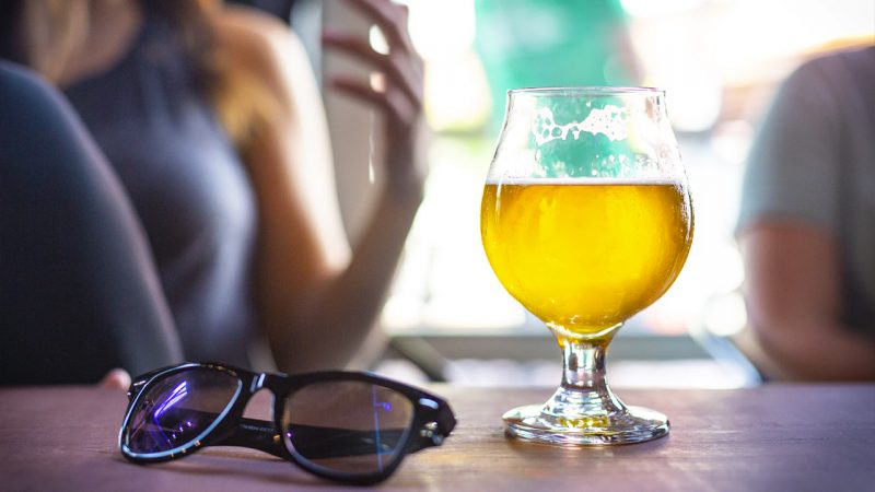 Enjoy a cold beer during a relaxing social gathering or casual outing.