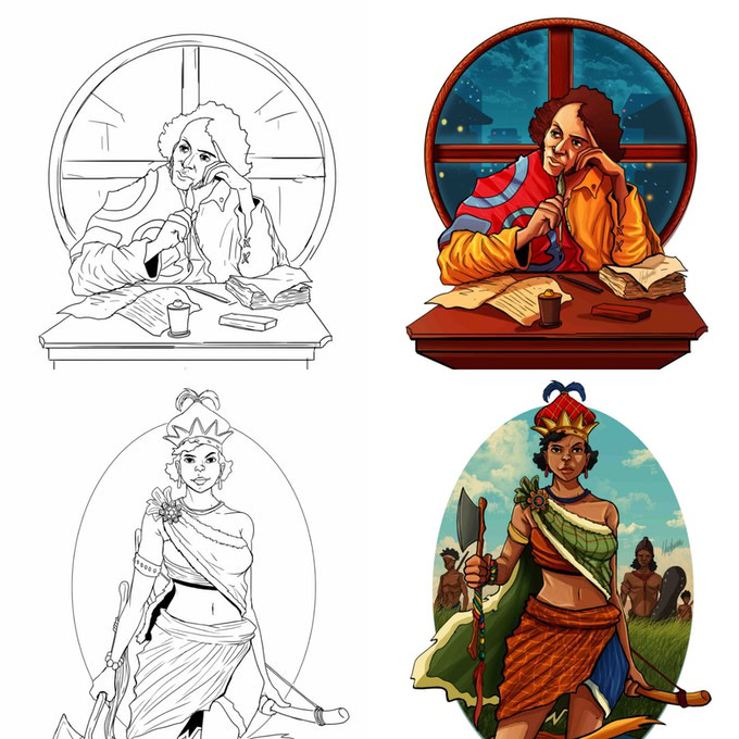 Untold Heroes Illustrations