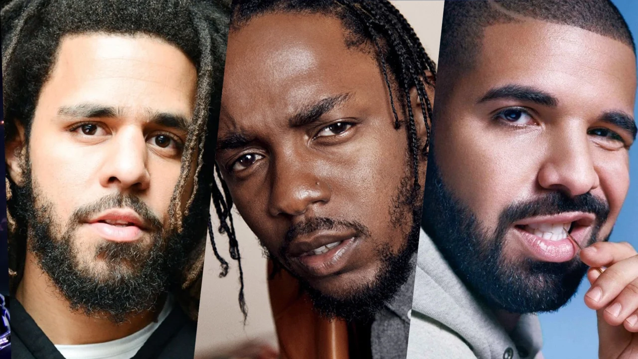 J Cole, Kendrick Lamar, Drake