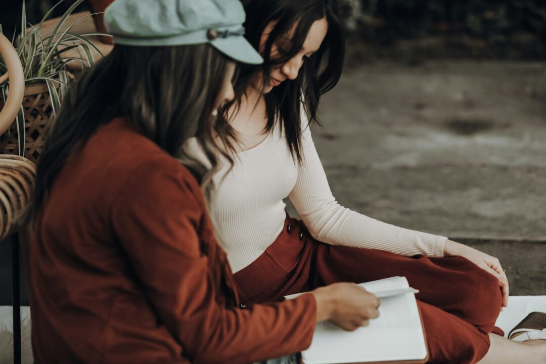 Friends Reading Together